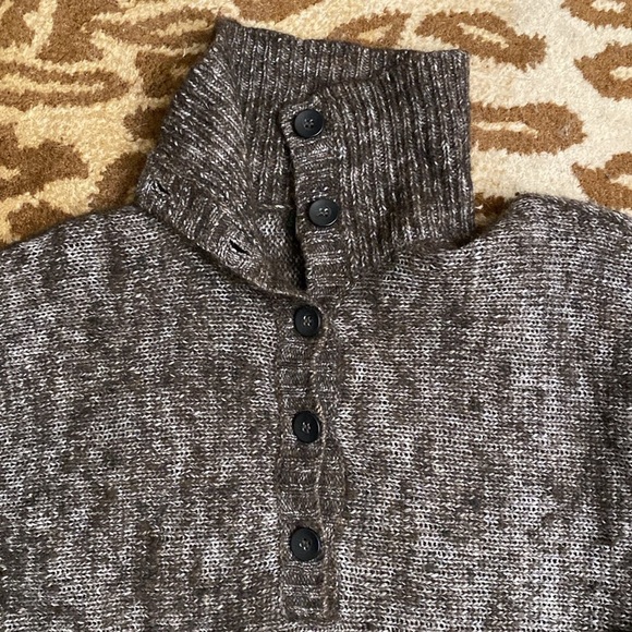 J. Crew Alpaca Wool Blend Turtleneck Sweater Women’s XS pullover brown Preppy - Picture 3 of 12